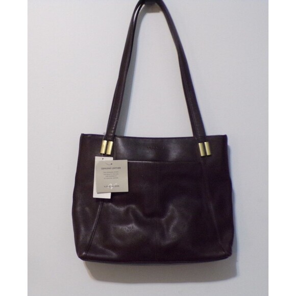 Liz Claiborne Brown Leather Hand Bag The Villager NWT - Picture 1 of 10